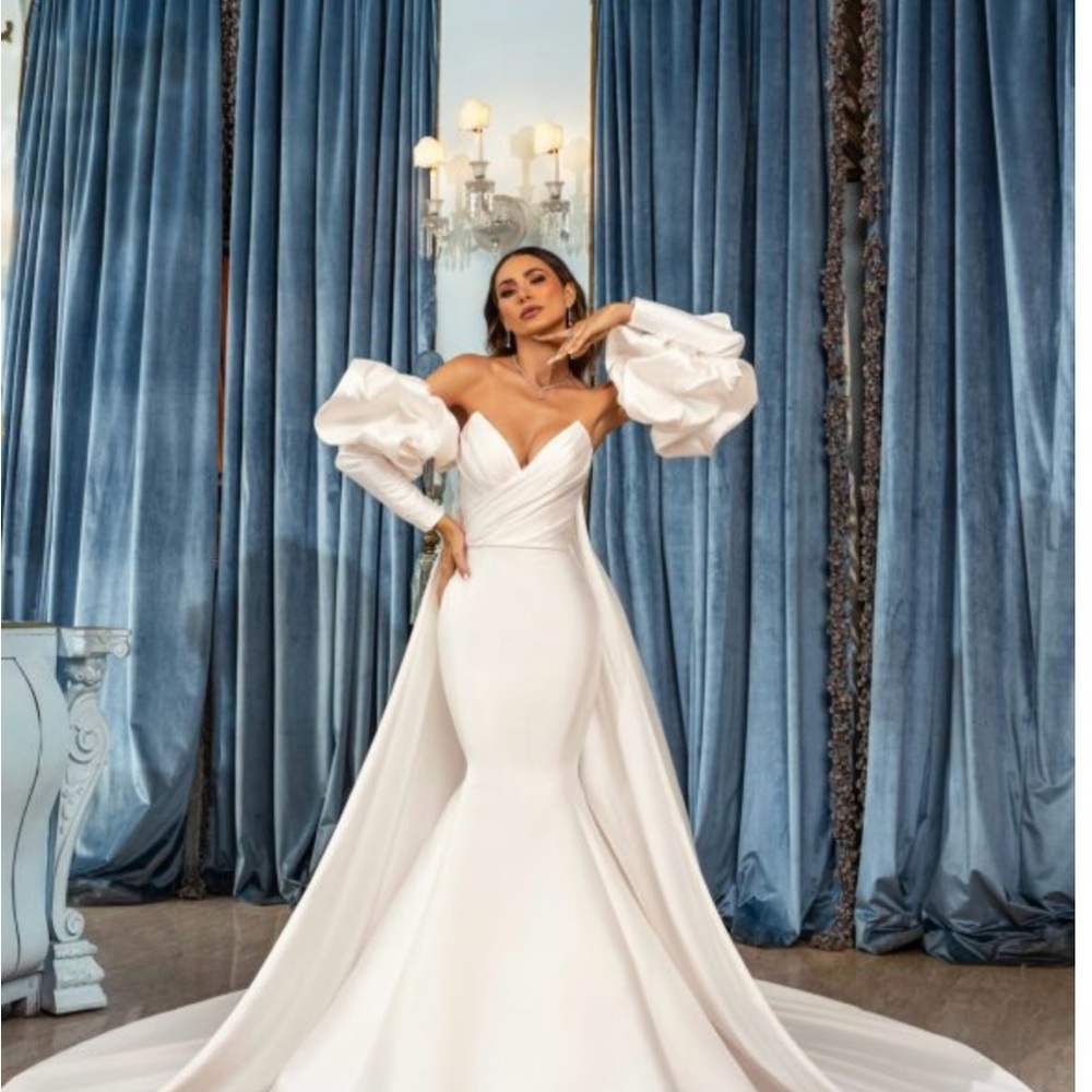 Elegant White Evening Gown